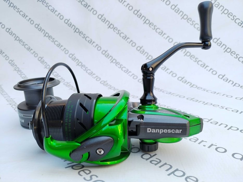 SET 2 Mulinete Feeder Robinhan IMPACT SP5000 tambur long cast 10 rul