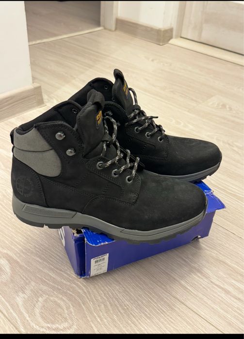 Ghete piele negre,marimea 41 -NOI