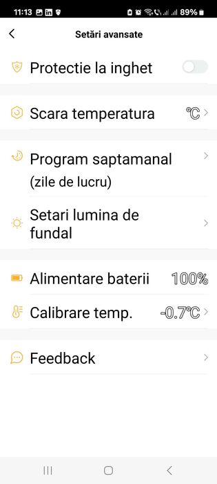 Termometru -Termostat fara fir app Tuya