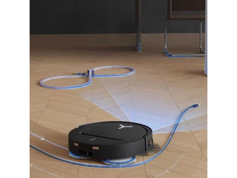 Робот Прахосмукачка ECOVACS DEEBOT T50 PRO Omni - 15000Pa, Черен