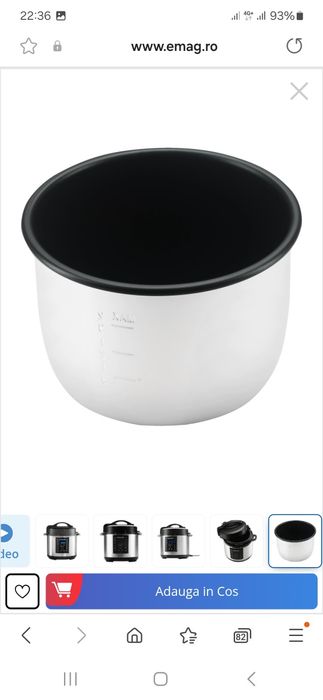 Multicooker cu gatire sub presiune Crock-Pot Express CSC051X, 1000 W