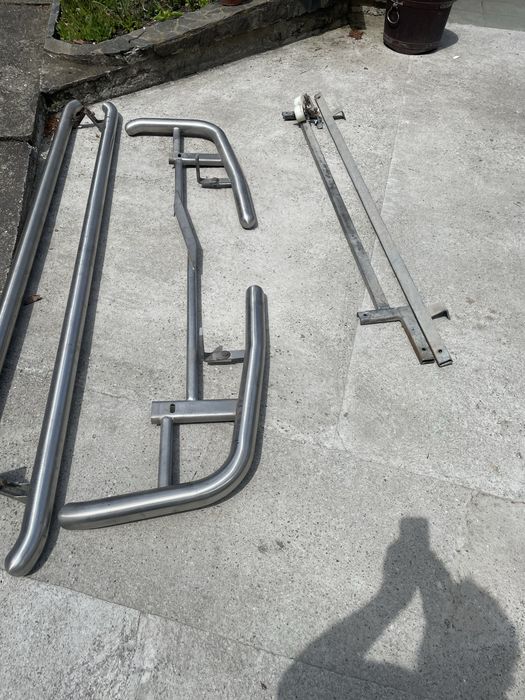 Vand praguri inox si carlig de remorcare pt transporter T5
