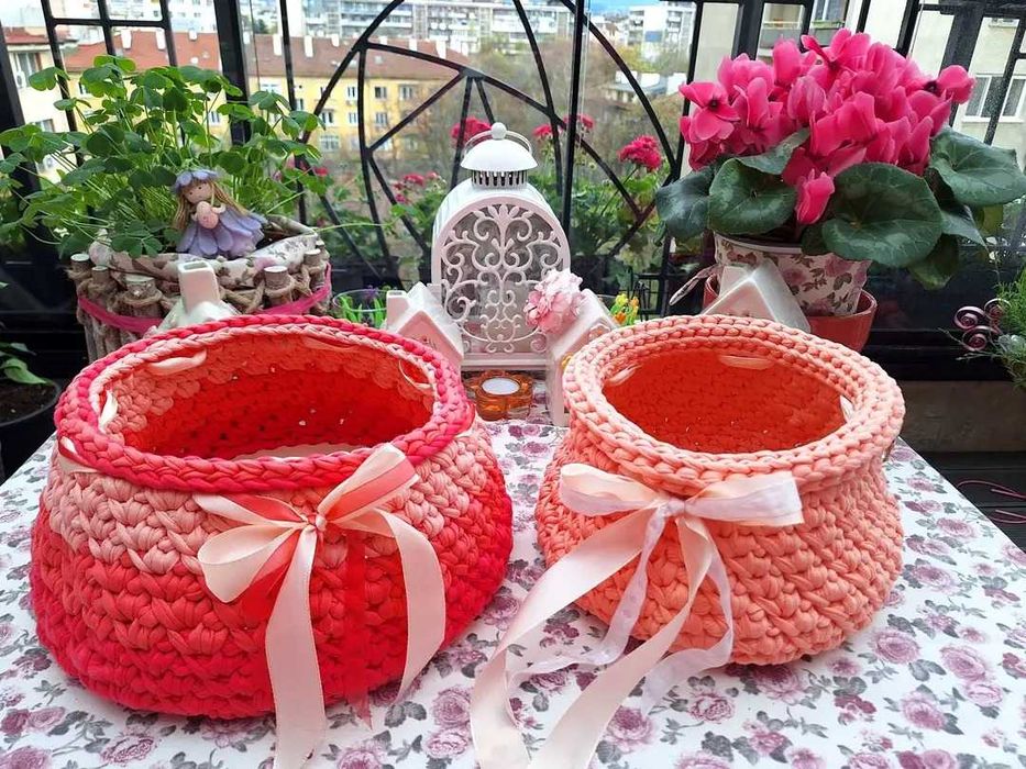 Плетени панери за декор и съхранение  (FB : Pink Rainbow)
