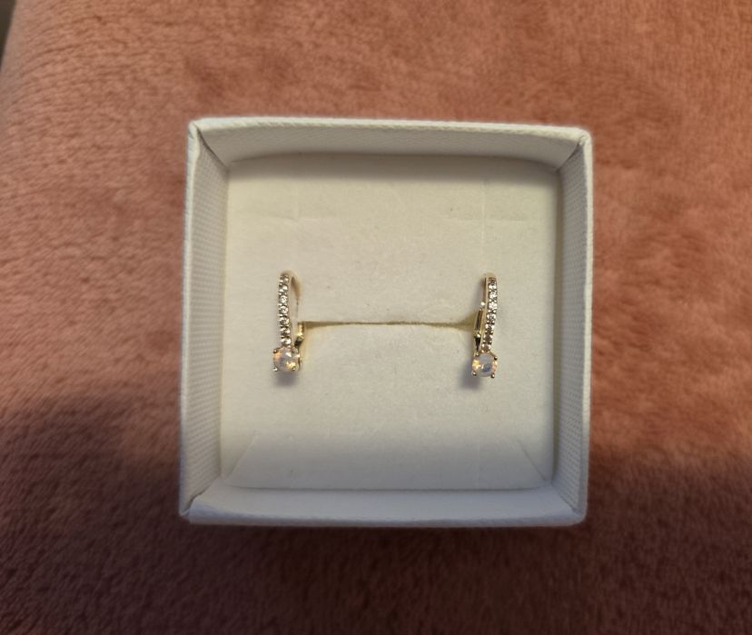 Cercei aur 18 K fetita