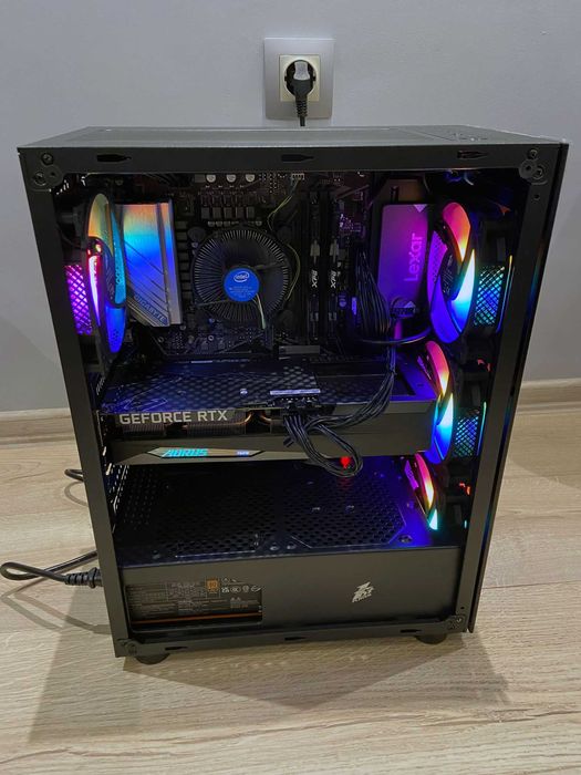 Геймърски компютър: RTX 3060Ti / Intel i5 11400 / 16GB DDR4 / Гаранция