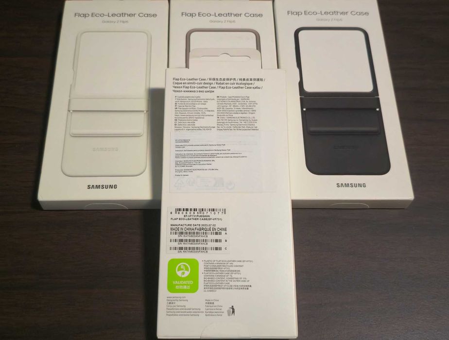 Husa piele originala Samsung Flap Eco-Leather Case Galaxy Z Flip 5 F731