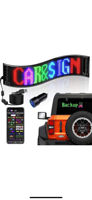 Panou led auto tir semne afisaj digital usb 5v publicitate magazin