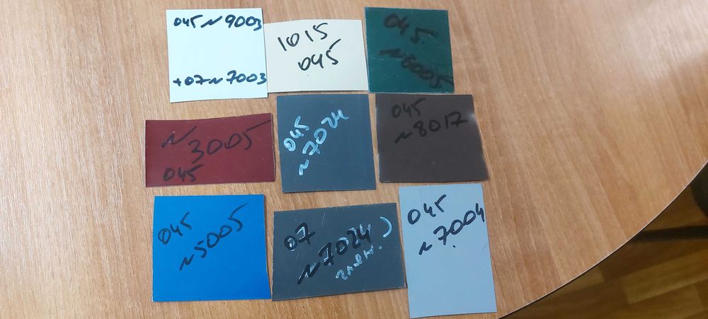 Профнастил цветной с полимерным покрытием0,45-0,7-Н8,Н12, Н21, Н27,Н35