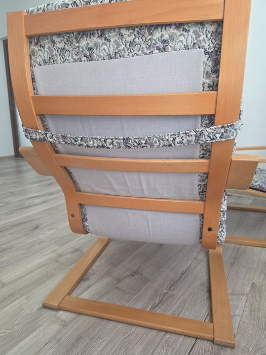Set 2 fotolii cu 2 păturică albe