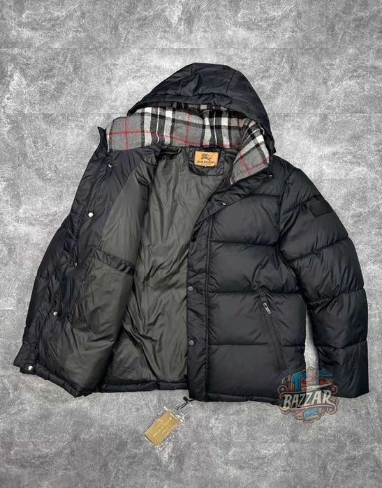 Burberry зимний пуховик мужской