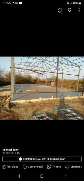 OCAZIE structura 200mp la 3800 de euro fără montaj