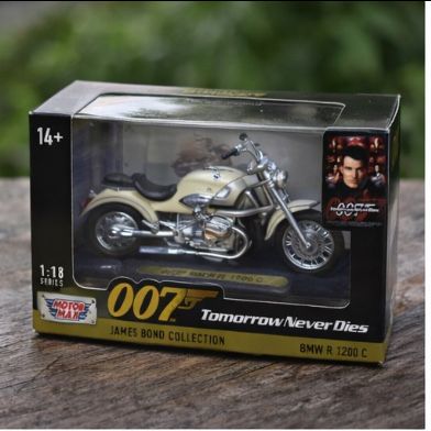 BMW R 1200 C – 007 James Bond | Machetă 1:18 NOUĂ