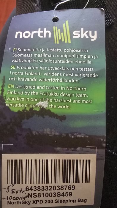 Спальник пуховый