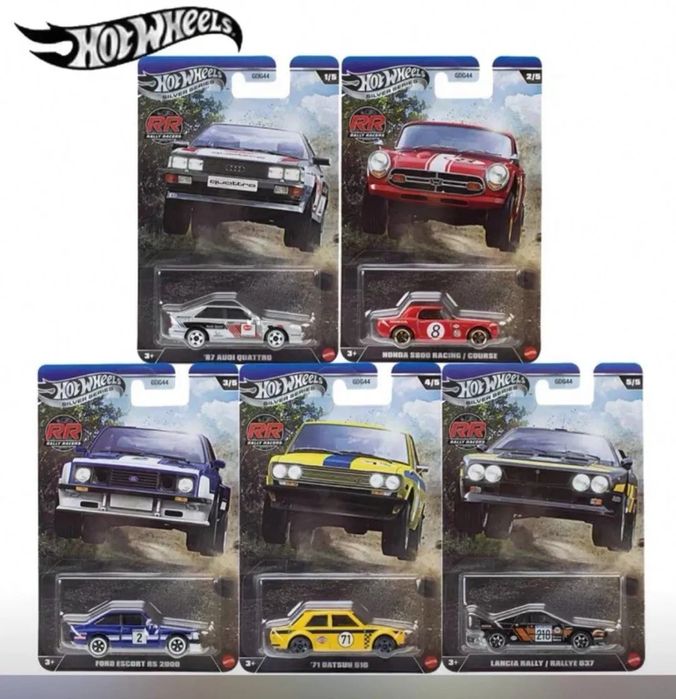 Hot Wheels Silver Series Rally Racers set