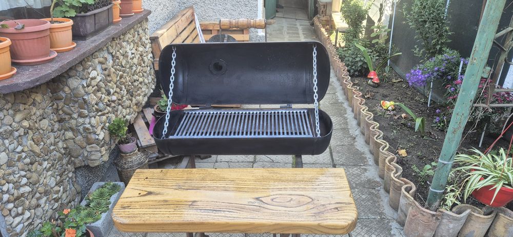 Барбекю от газова бутилка