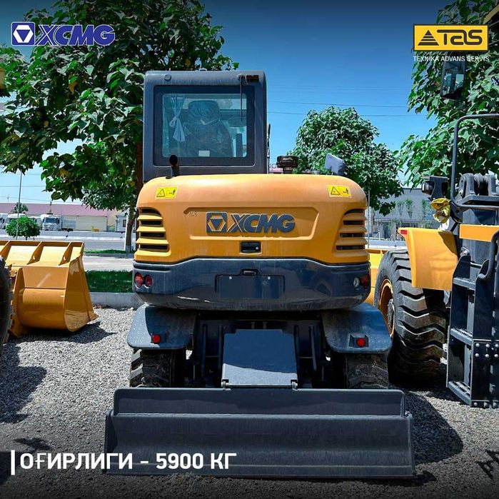 Экскаватор колесный XCMG XE60W 0,30 м³ куб + гидромолот в наличии