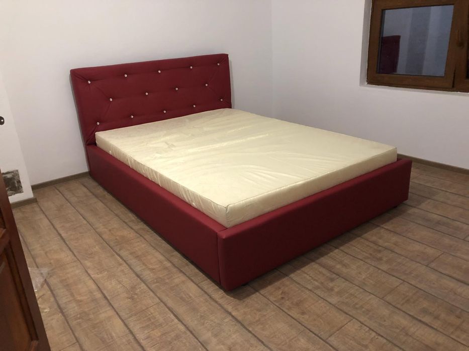 OFERTA Pat Tapitat + Saltea 1070 lei| Transport Gratuit