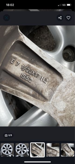 Jante R17 5 x 120 Mini Countryman/BMW
