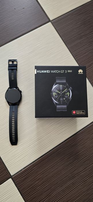 Huawei Watch GT 3 46mm – Cutie, Încărcător Original, Factură