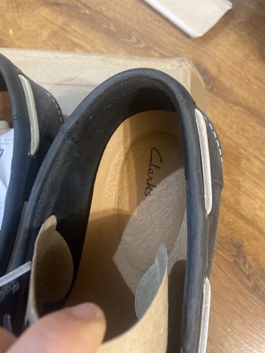 Clarks 44 размер мужские макасины