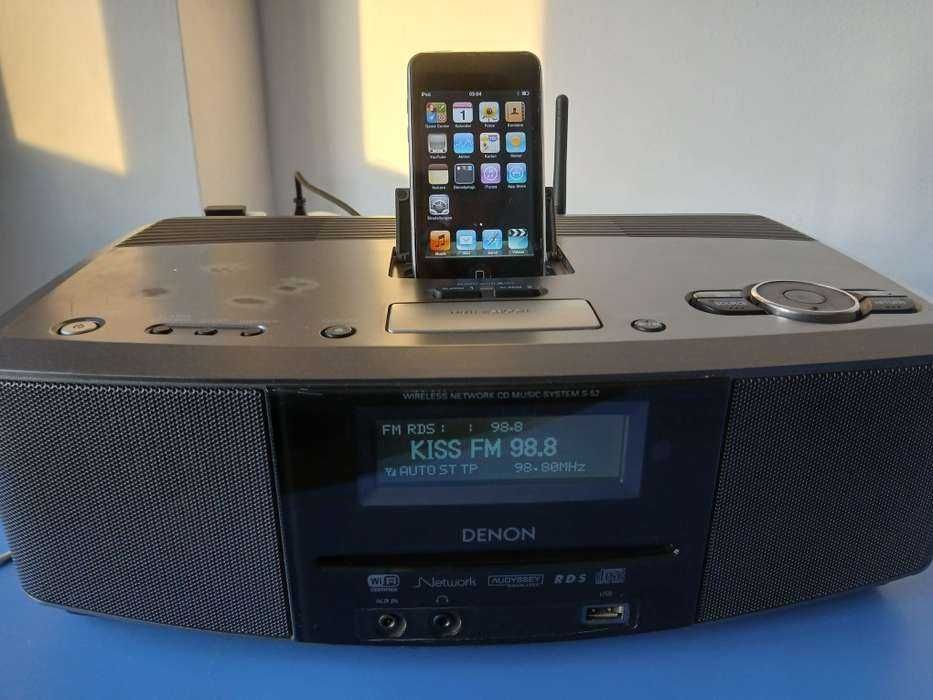Denon S-52 Docking Ipod , radio AM-FM cu CD , Internet Radio