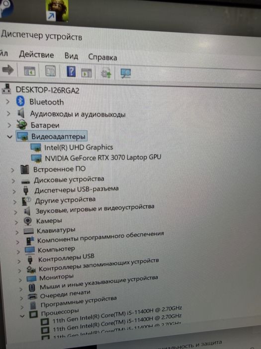 Ноутбук Aser Predator RTX 3070