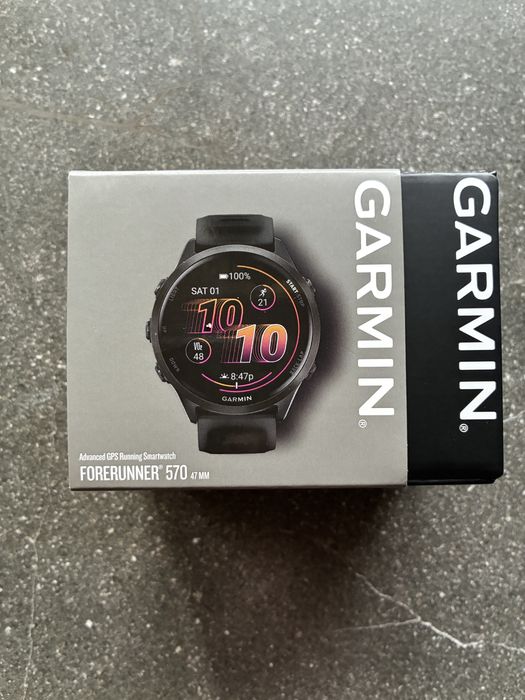 Garmin Forerunner 570 47mm. Нов, в гаранция до 2028