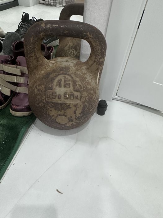 чугунная гиря, весом