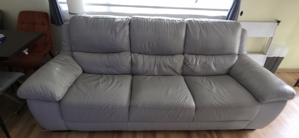 Canapea si fotoliu piele naturala