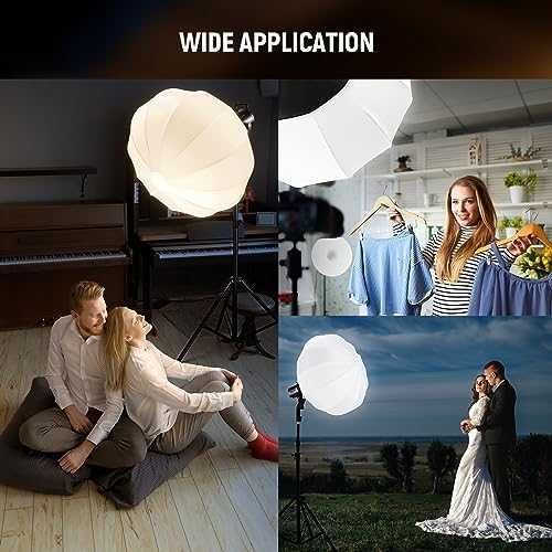 Нов NEEWER Фенерен Софтбокс 360° Осветление за Влог и Фото снимки Фотография