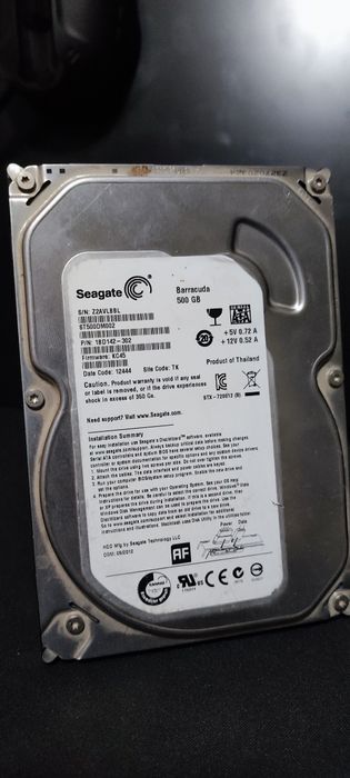 Жёсткий диск Seagate Barracuda 500GB SATA для ПК