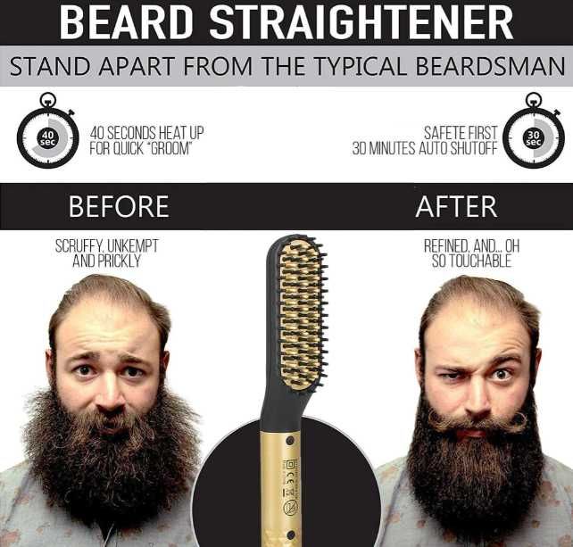 Расческа-выпрямитель для бороды