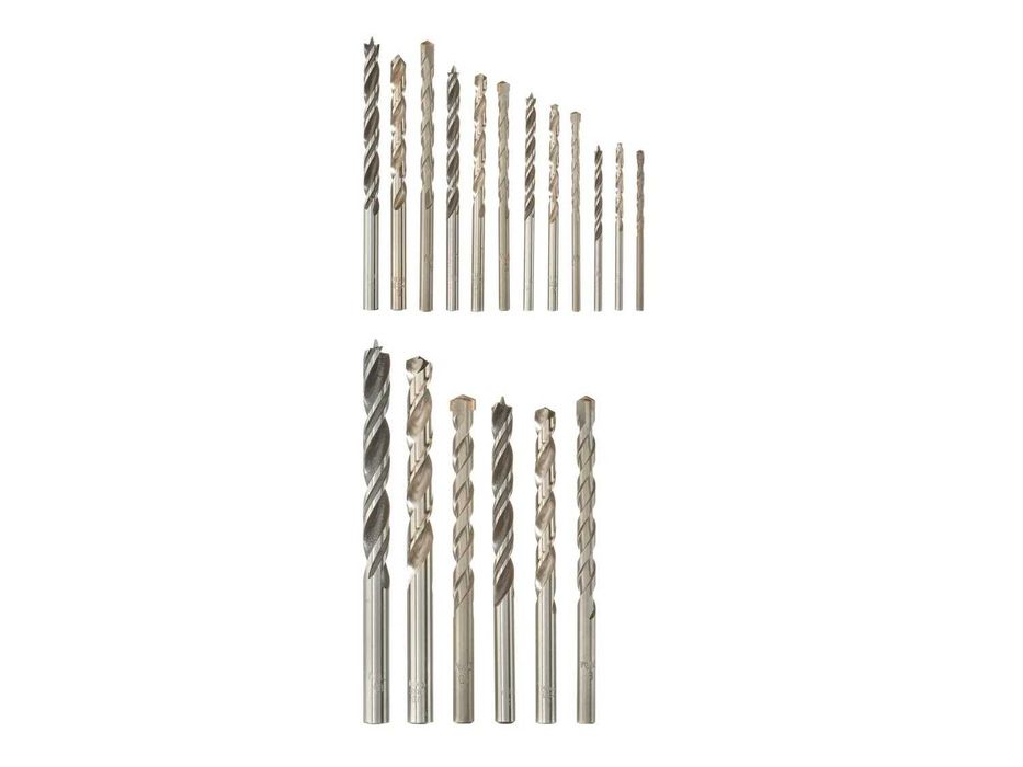 Trusa de burghie pentru beton,metal si lemn Parkside, 18 piese