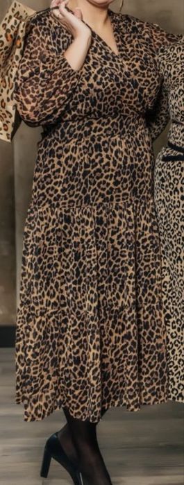 Продам леопардовое платье