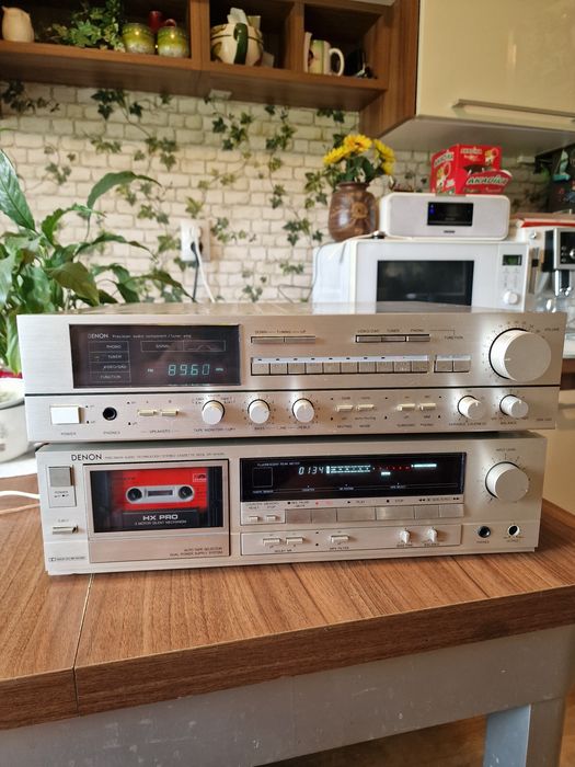 Amplituner Denon DRA 550 si deck DR-M14HX