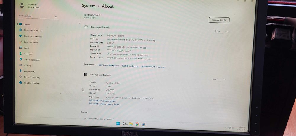 P.C. cu Monitor 19 inch.