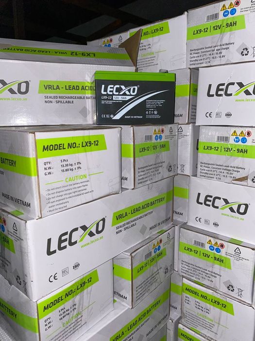 Akkumlyator 12v 9ah LECXO Madein Vetnam 100% Orginal Dostavka bor