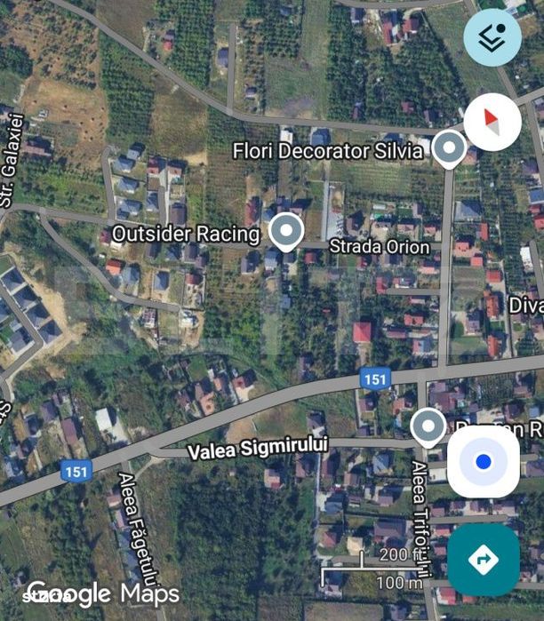 Teren intravilan 25 ari, zona Valea Sigmirului