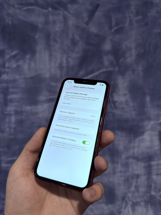 Iphone 11 128gb product red excelent