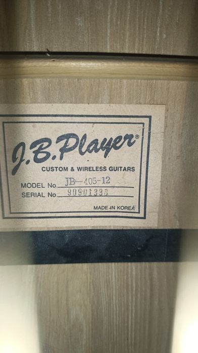 12 струналы электроакустическая