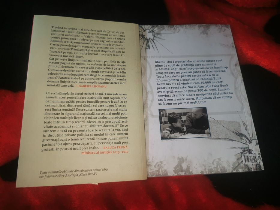 set carti Nu tot ei + Tiga-n Țăndări, Valeriu Nicolae nouă, impecabila