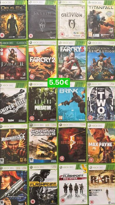 Xbox 360 игри над 200 Call of duty/ Assassin’s Creed / Hitman и още