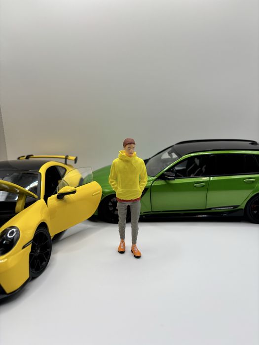 Figurină 1:18 printată 3d și vopsită manual