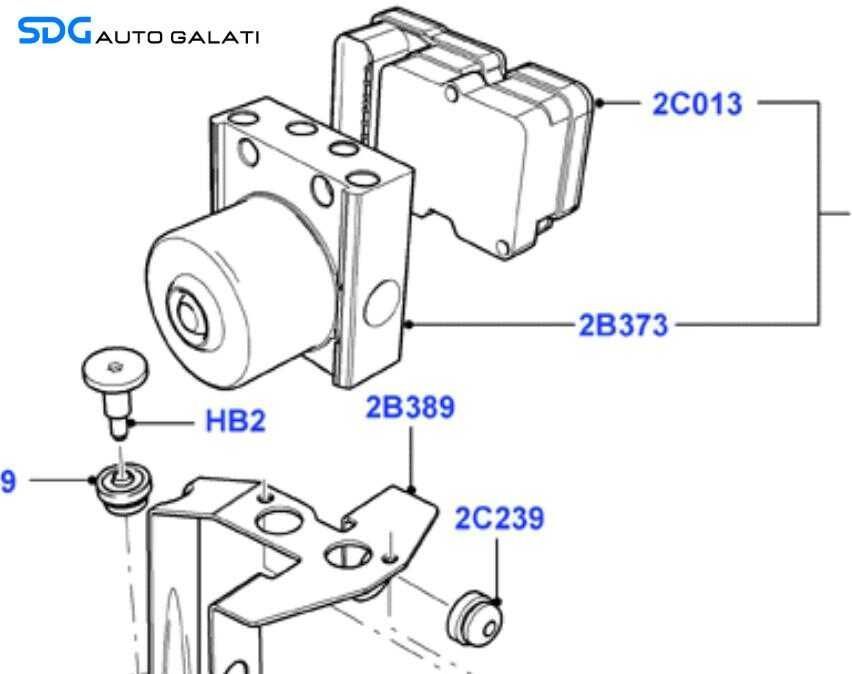 Unitate Modul Pompa ABS Ford Focus 2 2004 - 2010 Cod 3M512M110GA 3M51-2M110-GA [X4359]