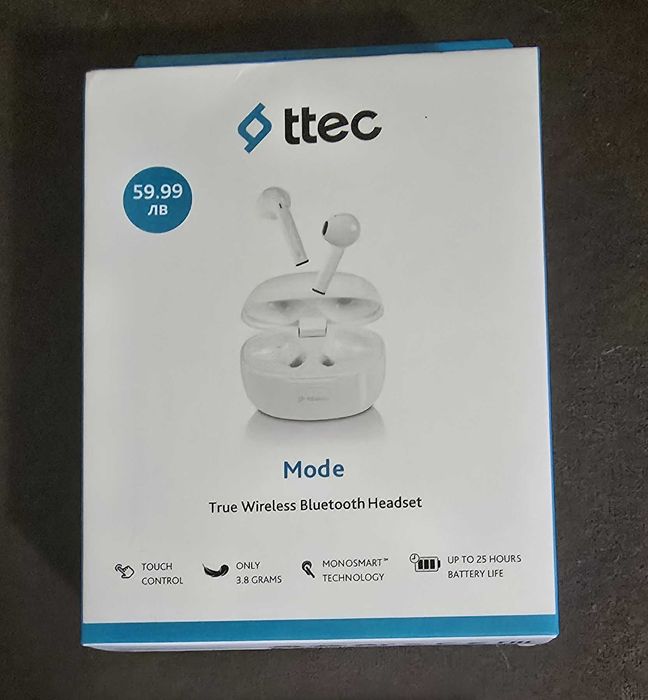 НОВИ, неразпечатвани безжични слушалки