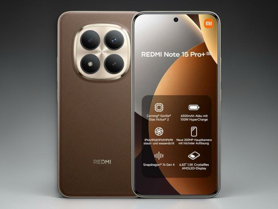 Xiaomi Redmi Note 15 Pro+ 5G 512GB 12RAM Black / Blue / Brown