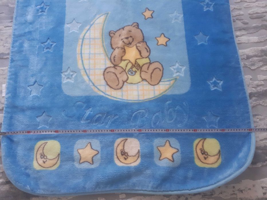 Дебело бебешко одеяло за момче