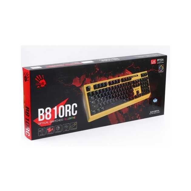Keyboard Bloody B810RС Cyber Punk Yellow-Игровая клавиатура с RGB 1.4