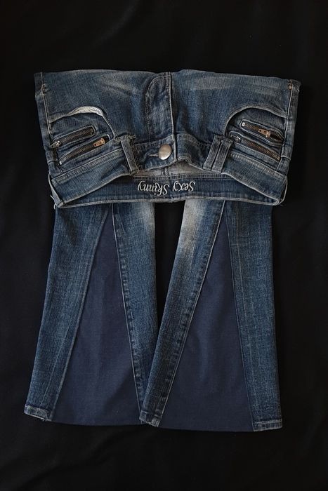Дънки Sexy Skinny, low rise, син цвят, XS
