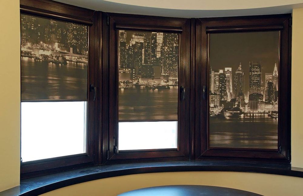 Ролл Шторы День Ночь Жалюзи